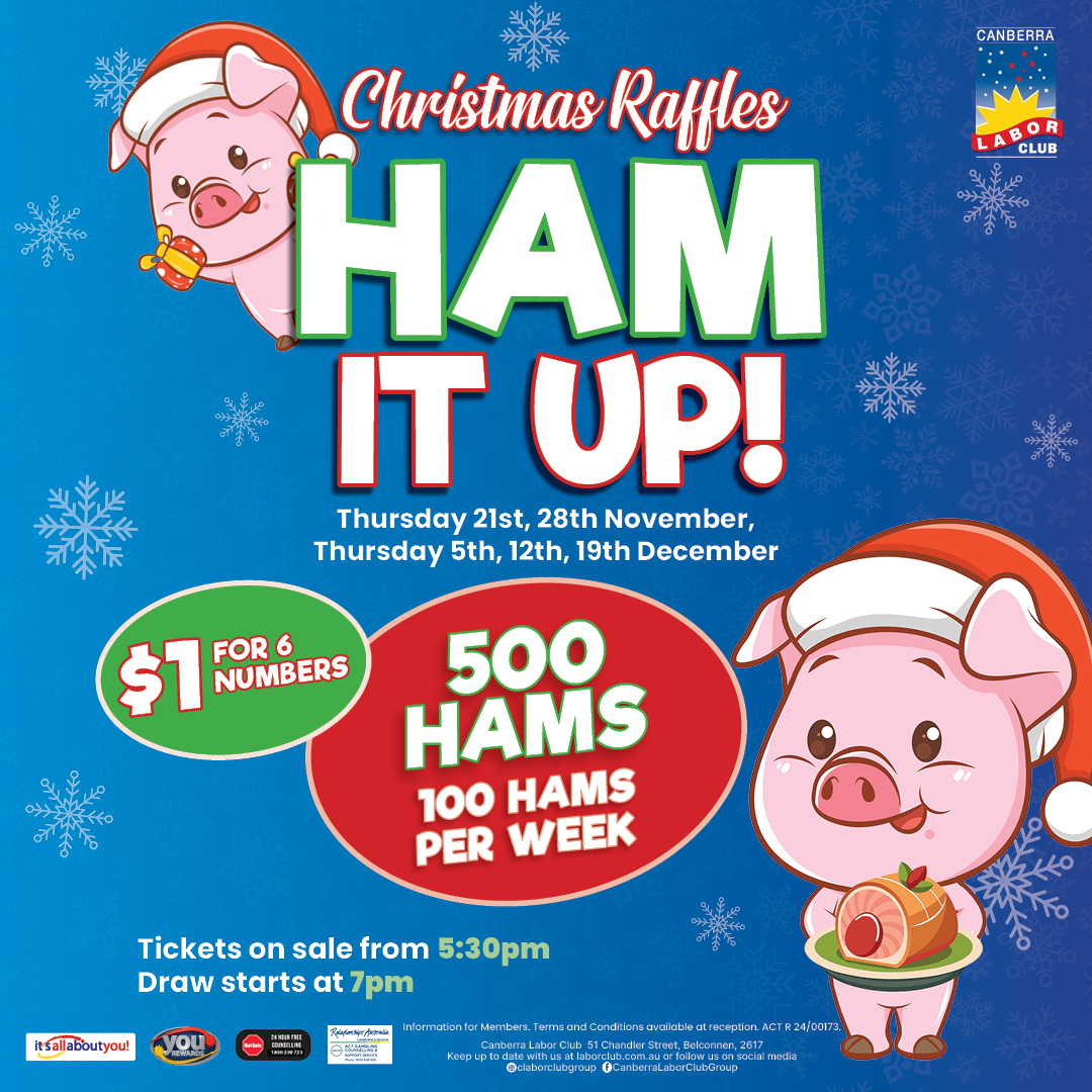 Christmas Ham Raffles